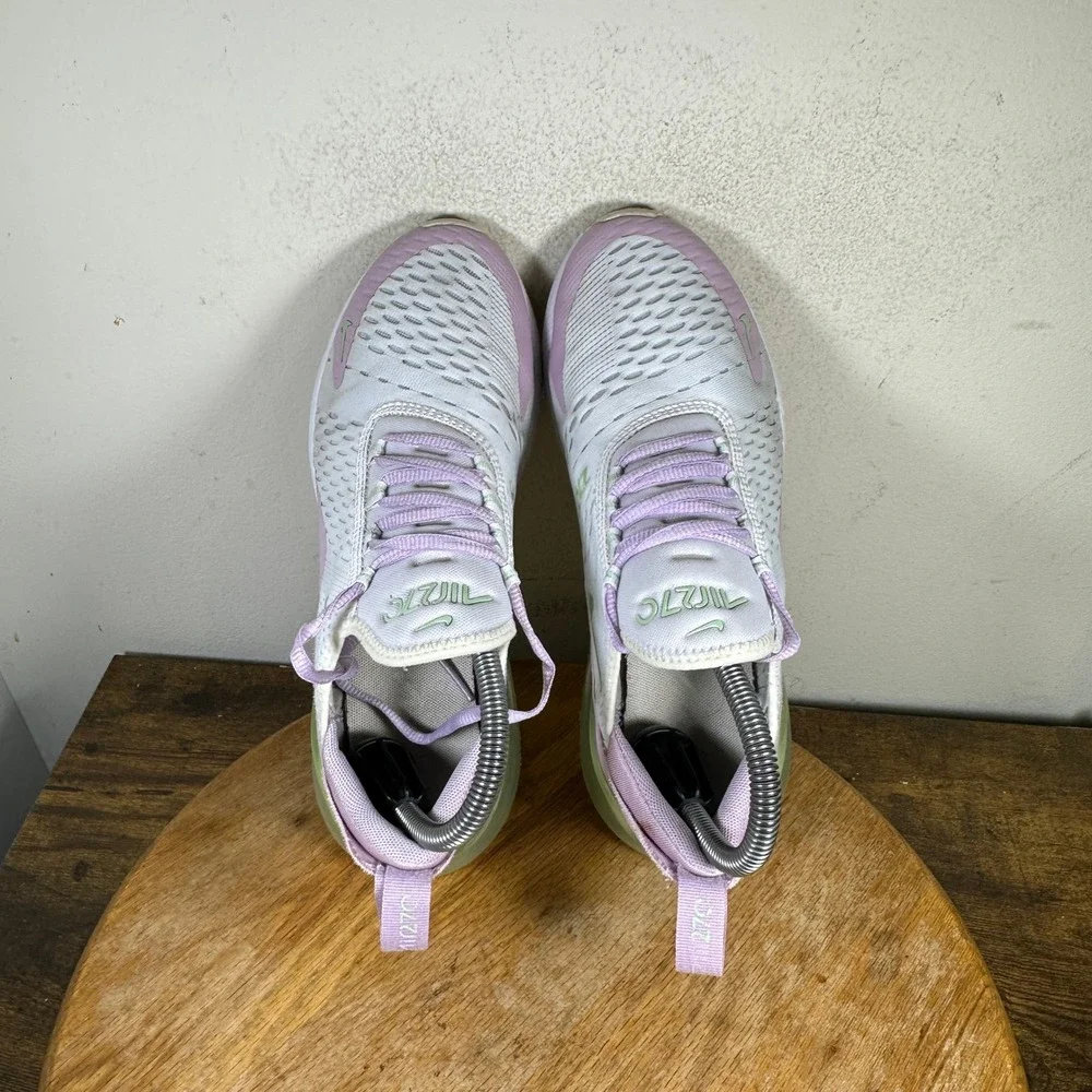 Nike Air Max 270 Women's Shoes White Lavender Green Size 8 CW7042-100